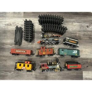 New Bright Union Pacific G-Scale Steam Train Set – Caboose, Cars, Coal, Engine